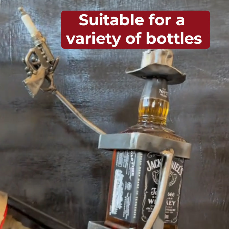 Schedel Cola- en Wijnfleshouder