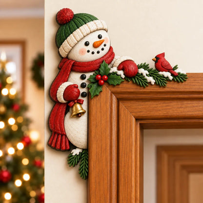 ⏰LAATSTE DAG 50% KORTING 🎅Kerst-Peekaboo-hoekversiering voor het deurkozijn