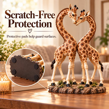 💕🎁Samen is het leuker – Giraffenhart-sculptuur 🦒♡🦒 (✨Bij aankoop van 2 stuks gratis verzending)