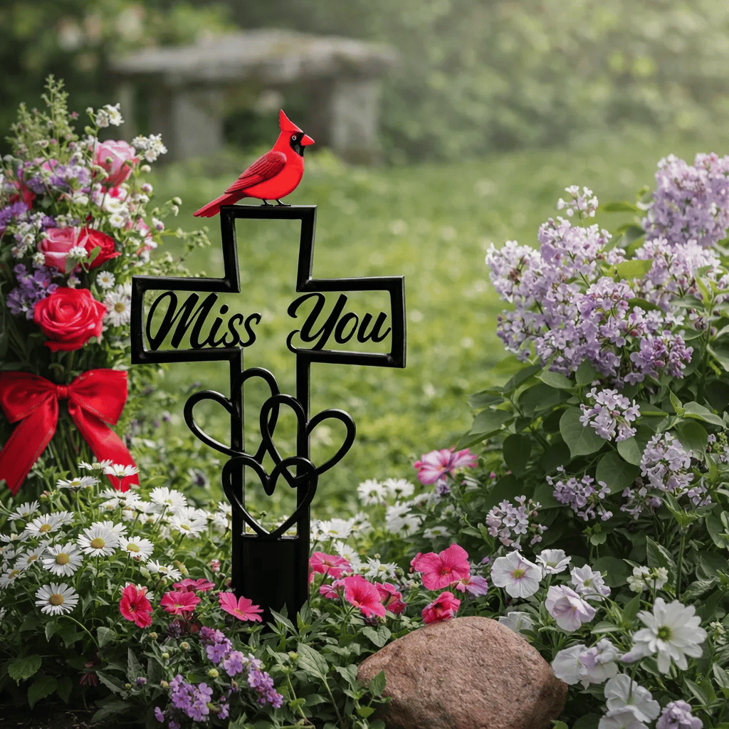 🐦UITVERKOOP LAATSTE DAG -💖Metalen gedenkplaat voor op het kerkhof✝️