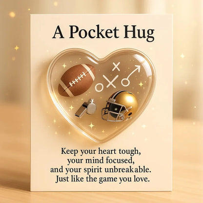 Pocket Hug met sportthem