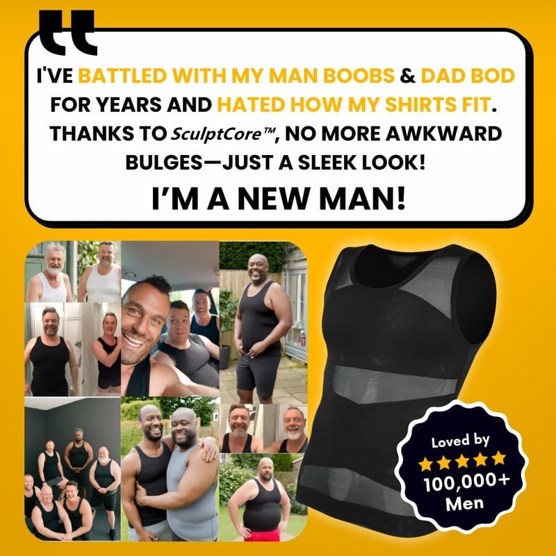 Shaping Tank Vest voor Heren