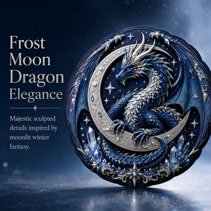 🐉 Moon Guardian Dragon 3D houten doe-het-zelf wanddecoratie