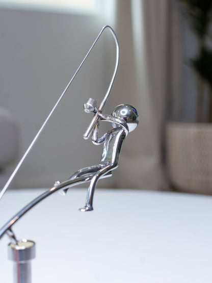 🎣De visser in evenwicht Sculptuur