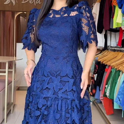 ✨Tijdelijke aanbieding 45% KORTING🎁Kanten Holle Jurk