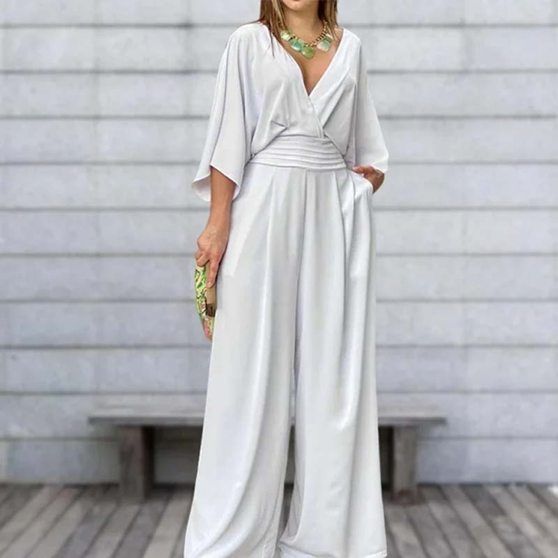 🥰Tijdelijke aanbieding 45% KORTING🎁V-Hals Jumpsuit