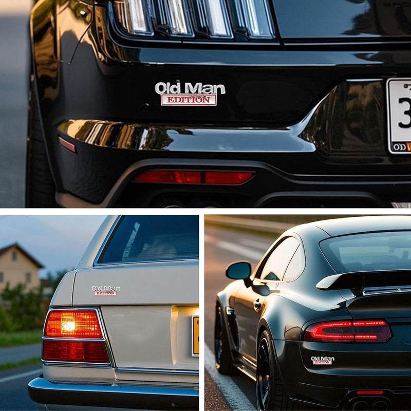 🚗 Old Man Edition auto embleem