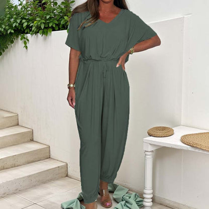 ✨Nieuwe producten Hot Sale 45% KORTING🎁V-hals Jumpsuit