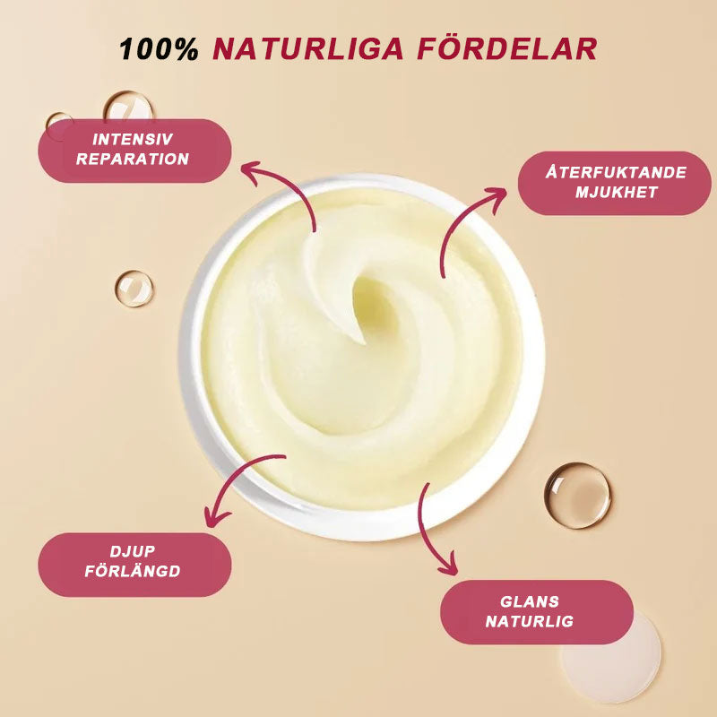 Herstellend haarmasker - Directe effecten van Botox op haar