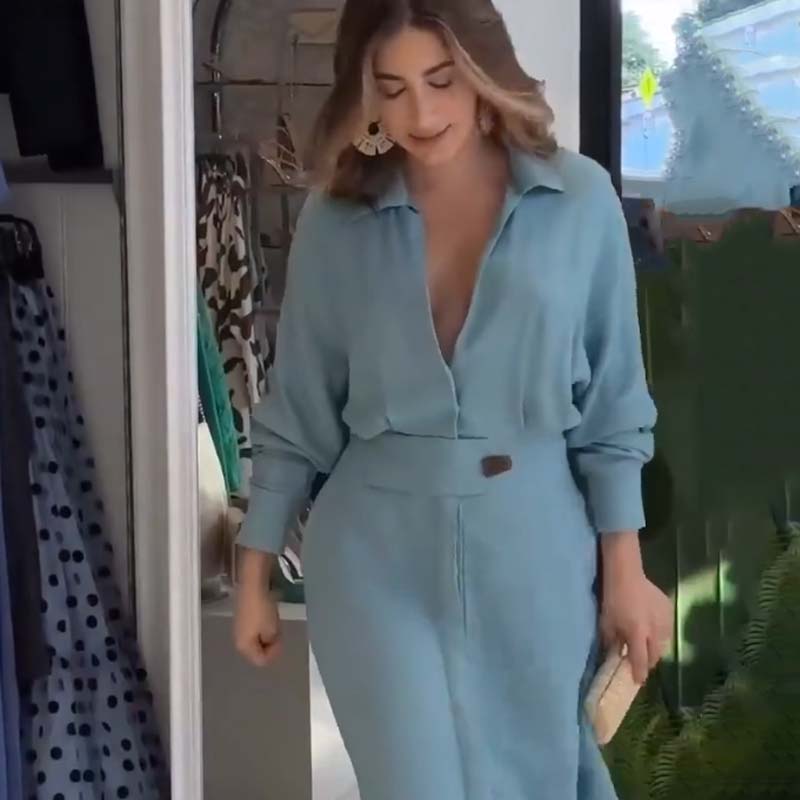 🌟Nieuwe producten Hot Sale 39% KORTING🎁Effen Jurk