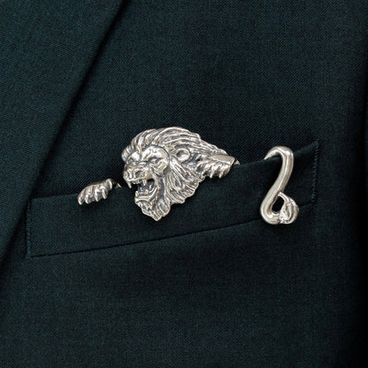 ✨ Luxe, gedetailleerd vormgegeven dierenbroche – Een opvallend sieraad van topkwaliteit voor pakken en blazers