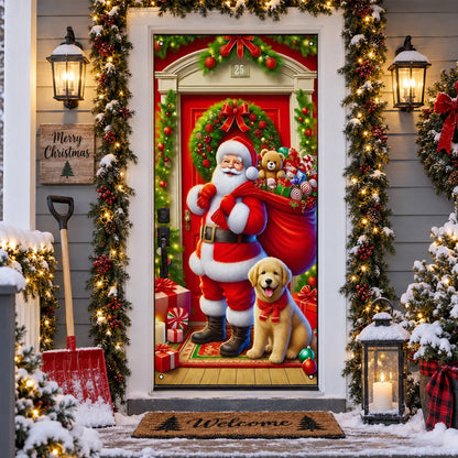 Nieuwe kerstdeurversiering – Feestelijke decoratie voor de feestdagen & deurversierin