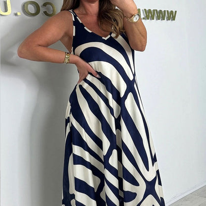 💞Zijden Bedrukte Jurk