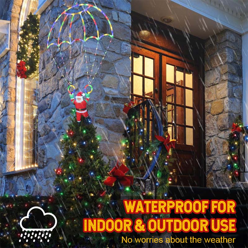 LED Santa Parachute Kerstverlichting