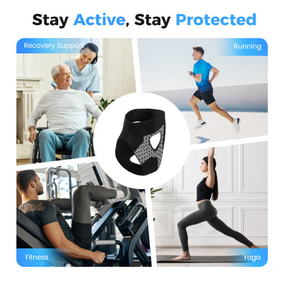 Verstelbare elastische enkelondersteuning