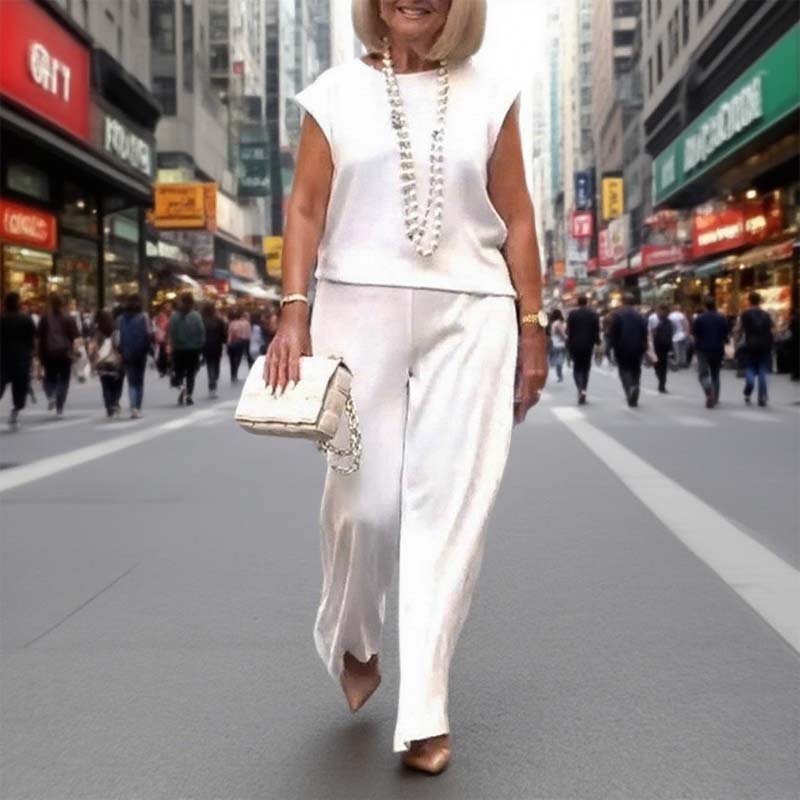 💞Gratis verzending⏳Elegant retro mouwloos tweedelig pak