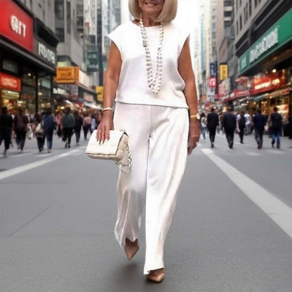 💞Gratis verzending⏳Elegant retro mouwloos tweedelig pak