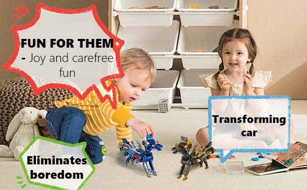 Nieuw product 2025 💥 Collision Transforming Dinosaur Car Toy