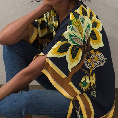 💞Tijdelijke aanbieding 49% KORTING🌟Bedrukt topje met korte mouwen