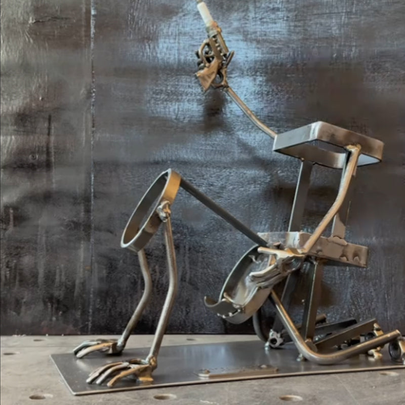 Schedel Cola- en Wijnfleshouder