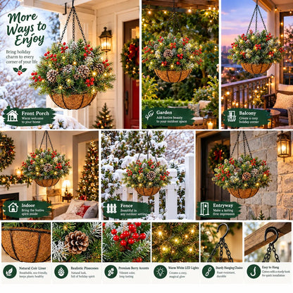 🎄 Laatste dag: 50% KORTING🏆Kerstmand met ingebouwde verlichting |🎄 Met ingebouwde verlichting, weerbestendig en onderhoudsvrij
