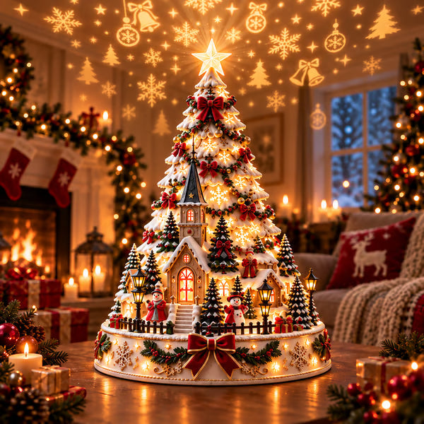 🎄MerryRealm™ Kerstdorp-verlichtingsboom