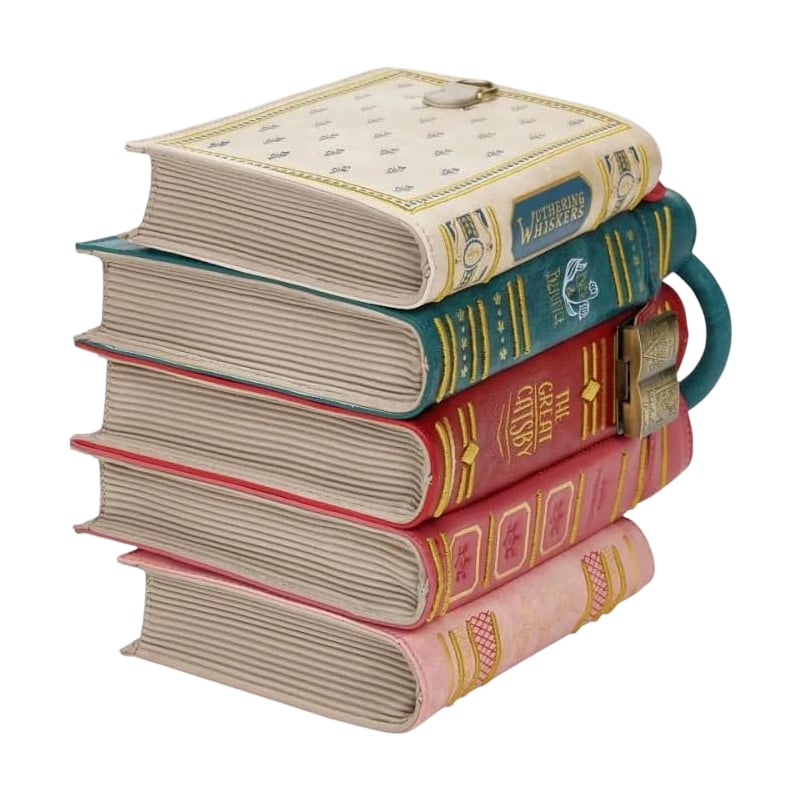 🔥2026 TOPAANBIEDING 49% KORTING 📚 Vintage handtas in de vorm van een stapel boeken