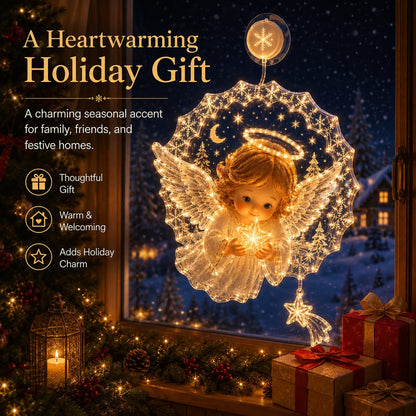 ⏳ Laatste dag: 49% KORTING – 🎄Verlichte kerstversiering voor het raam met zuignap | Warme LED-raamverlichting met dubbellaags ontwerp en diverse feestelijke stijlen ✨