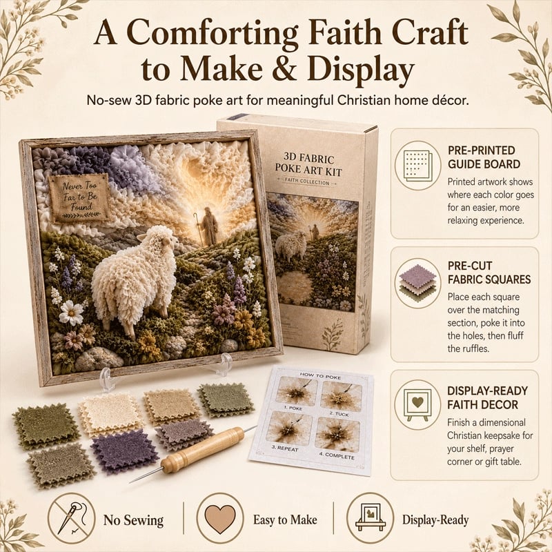🔥 Laatste dag: 49% KORTING - ✝️ 3D-poke-art-set met christelijke motieven (📦 Bij aankoop van 2 stuks gratis verzending)