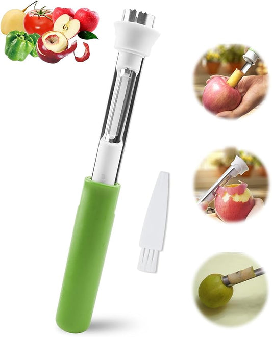 🍓 Multifunctionele Fruit Ontkroner – Eén Tool voor Al Jouw Favoriete Fruit! 🍎✨