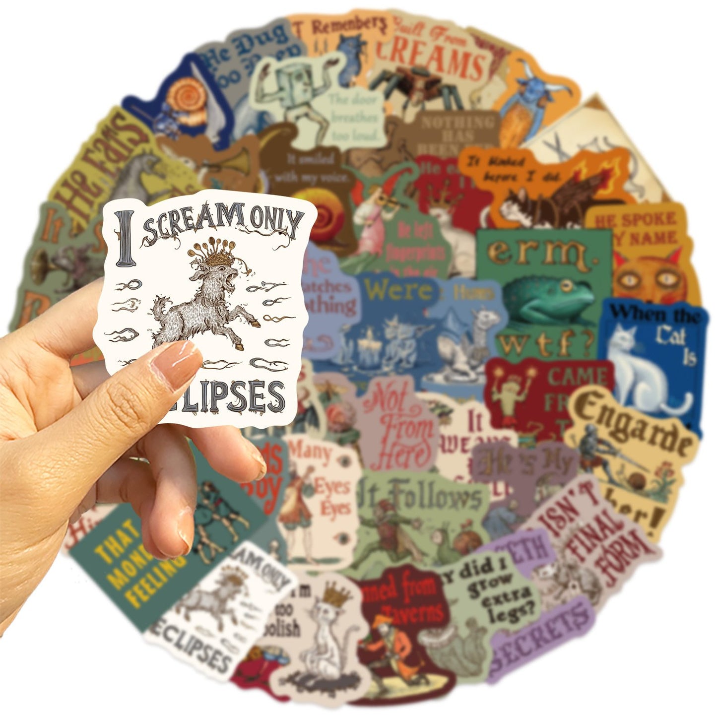 😂50 soorten ‘Dark Ages’: extra grote middeleeuwse satirische stickers