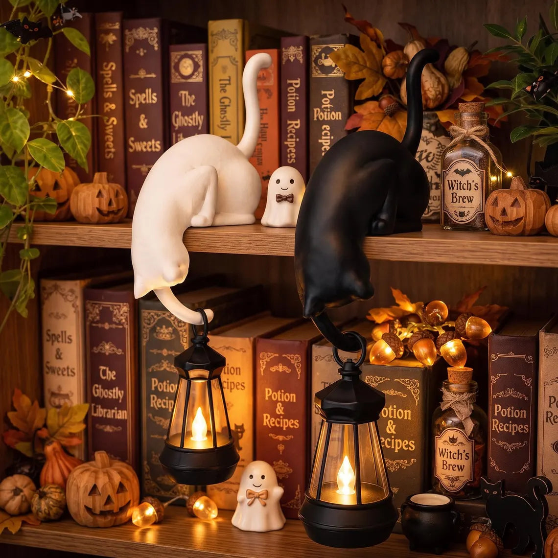 🐈‍⬛ Schattige kattenhaakjes als decoratie voor op de plank