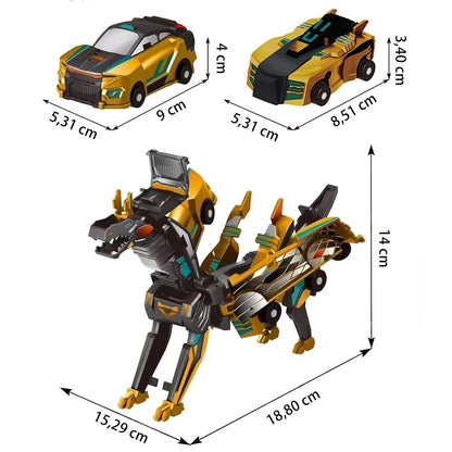 Nieuw product 2025 💥 Collision Transforming Dinosaur Car Toy