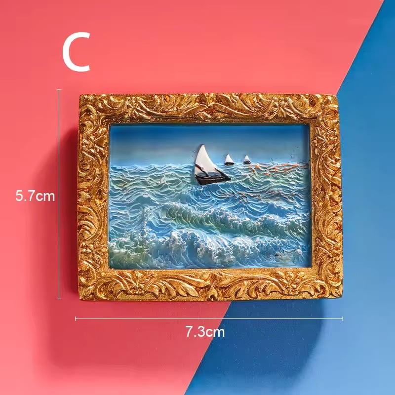 💖Last Day Sale 49% UIT💖Van Gogh geïnspireerde koelkastmagneetset