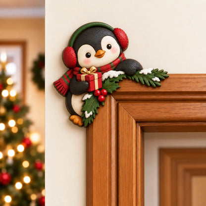 ⏰LAATSTE DAG 50% KORTING 🎅Kerst-Peekaboo-hoekversiering voor het deurkozijn