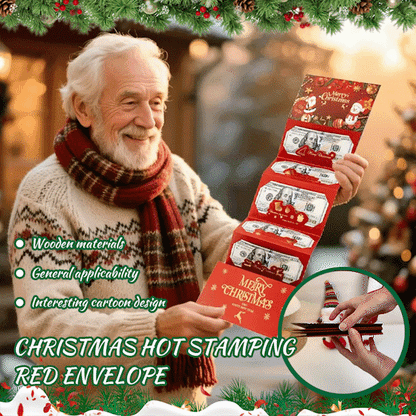 🎄 Kerst envelop met geldclip