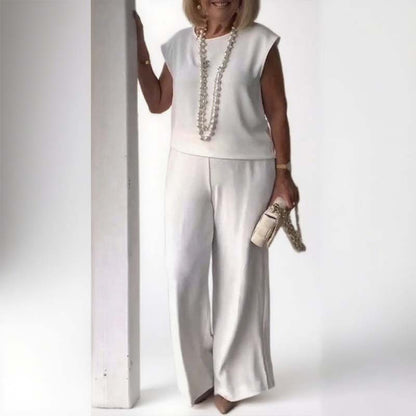 💞Gratis verzending⏳Elegant retro mouwloos tweedelig pak