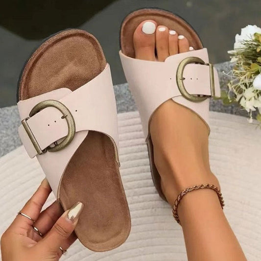 Vintage riemgesp Birkenstock-pantoffels