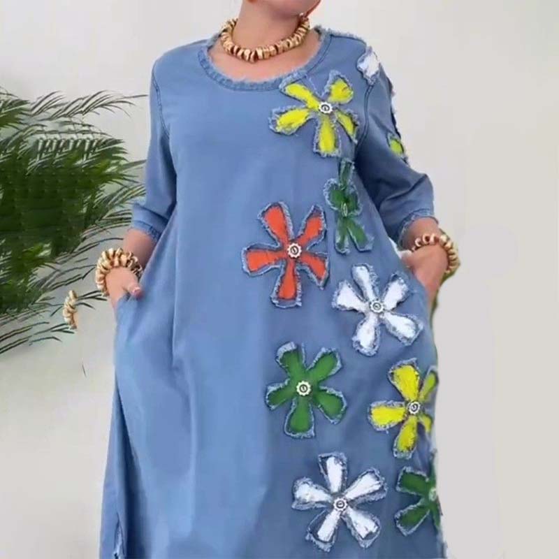 ✨Nieuwe productpromotie 45% korting🎁Casual Rok Met Ronde Hals