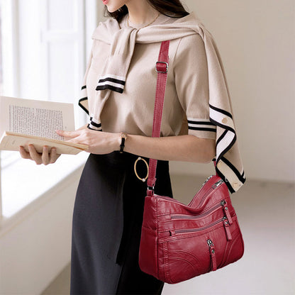 👜✨ Stijlvolle Crossbody Schoudertas met Grote Capaciteit