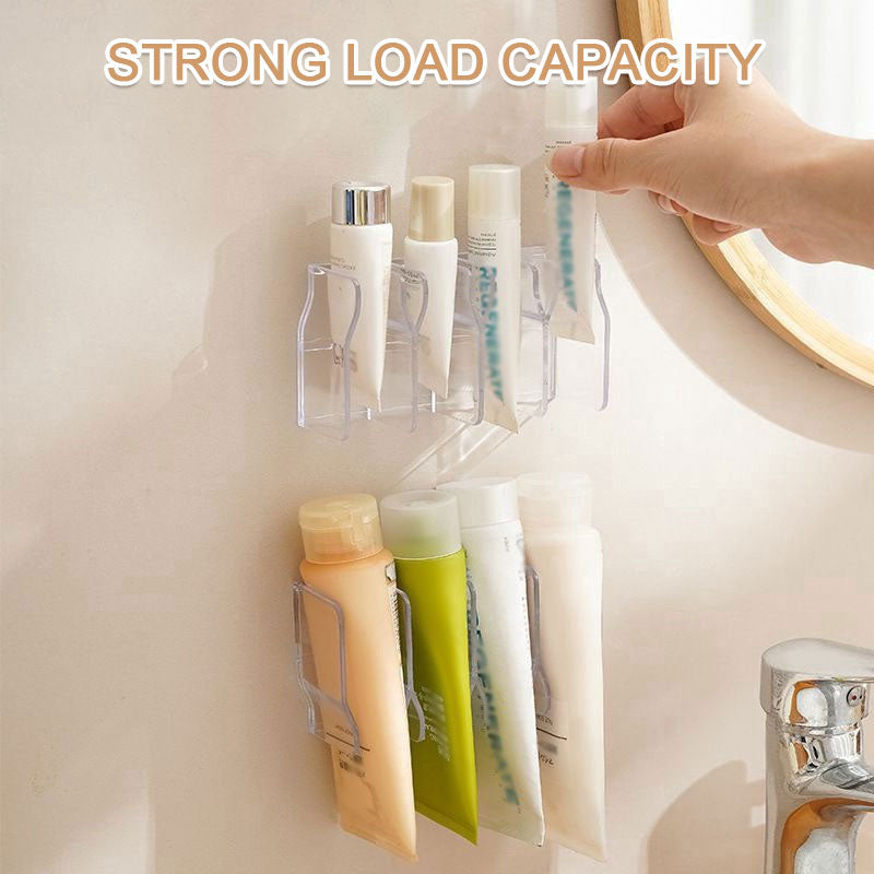 🎁Een must-have voor het hele gezin🏠Wandgemonteerd wasrek zonder stoten