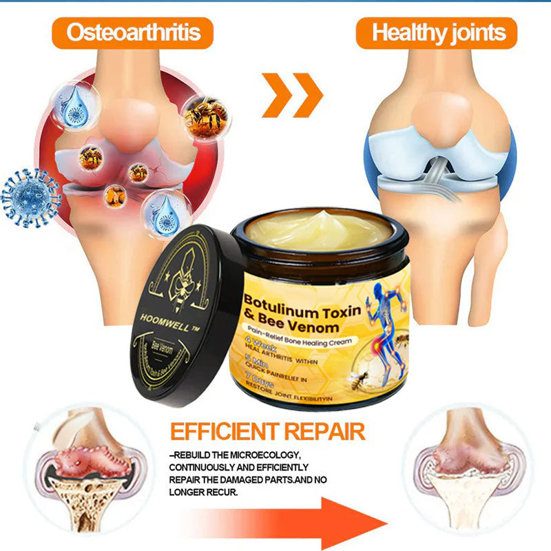 ⏰FLASH SALE: 59% KORTING🔥HOOMWELL™ Botox en bijengif pijnstillende bothelende crème