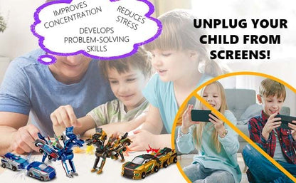 Nieuw product 2025 💥 Collision Transforming Dinosaur Car Toy