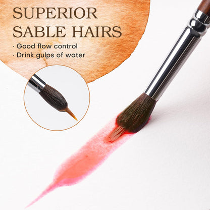 Fuumuui Professionele Nertsenborstel met Verlengde Punt