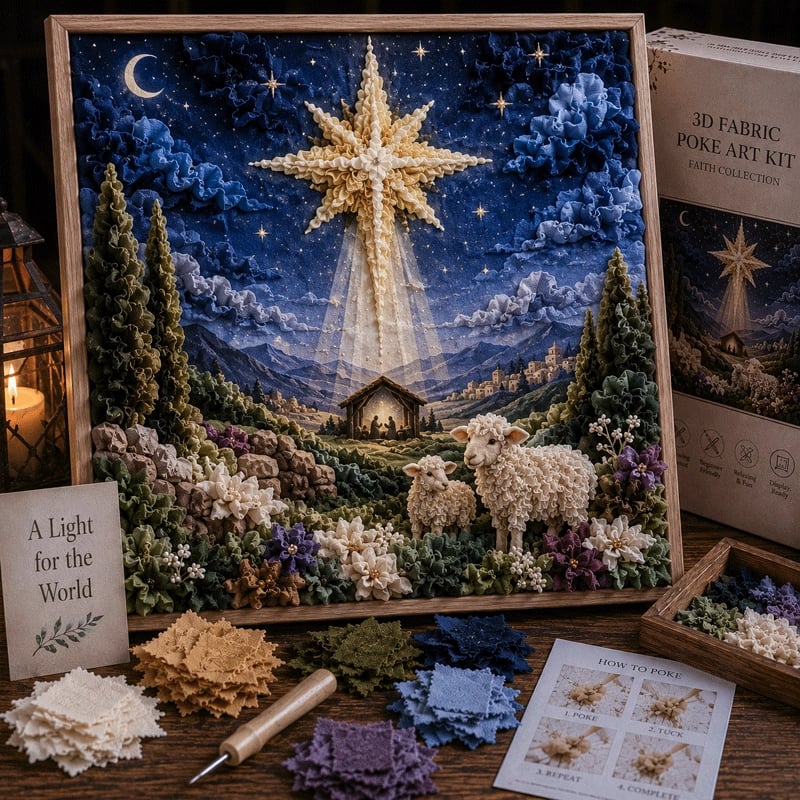 🔥 Laatste dag: 49% KORTING - ✝️ 3D-poke-art-set met christelijke motieven (📦 Bij aankoop van 2 stuks gratis verzending)