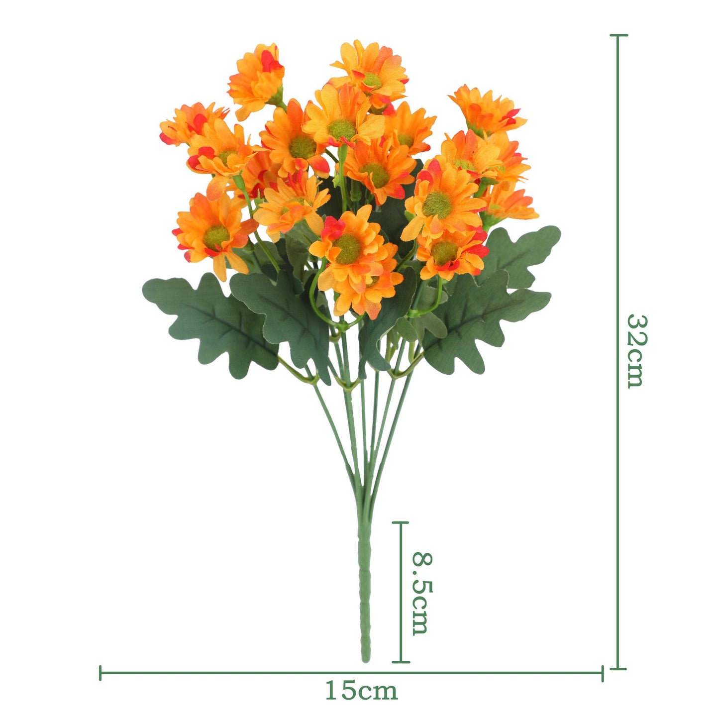 🏆Flash Sale⚡Kunstmatige Sunset Chrysanten voor buiten - UV-bestendig, waterdicht, winddicht