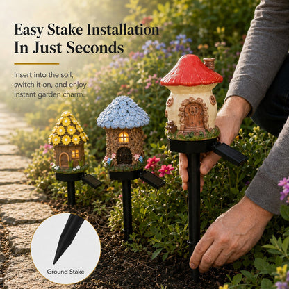 🔥Big Sale - 50% OFF🔥Solar Fairy-Tale Mushroom Cottage Garden Light – Magical LED Outdoor Decor for Gardens, Pathways & Cozy Backyard Spaces 🍄✨