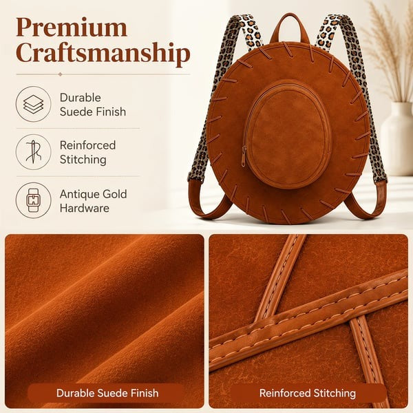 🔥🤠Rugzak in de stijl van een western-cowgirlhoed👜