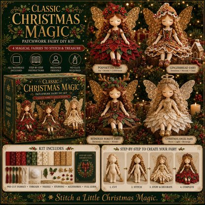 ✨ DIY-set ‘Christmas Magic Patchwork Fair