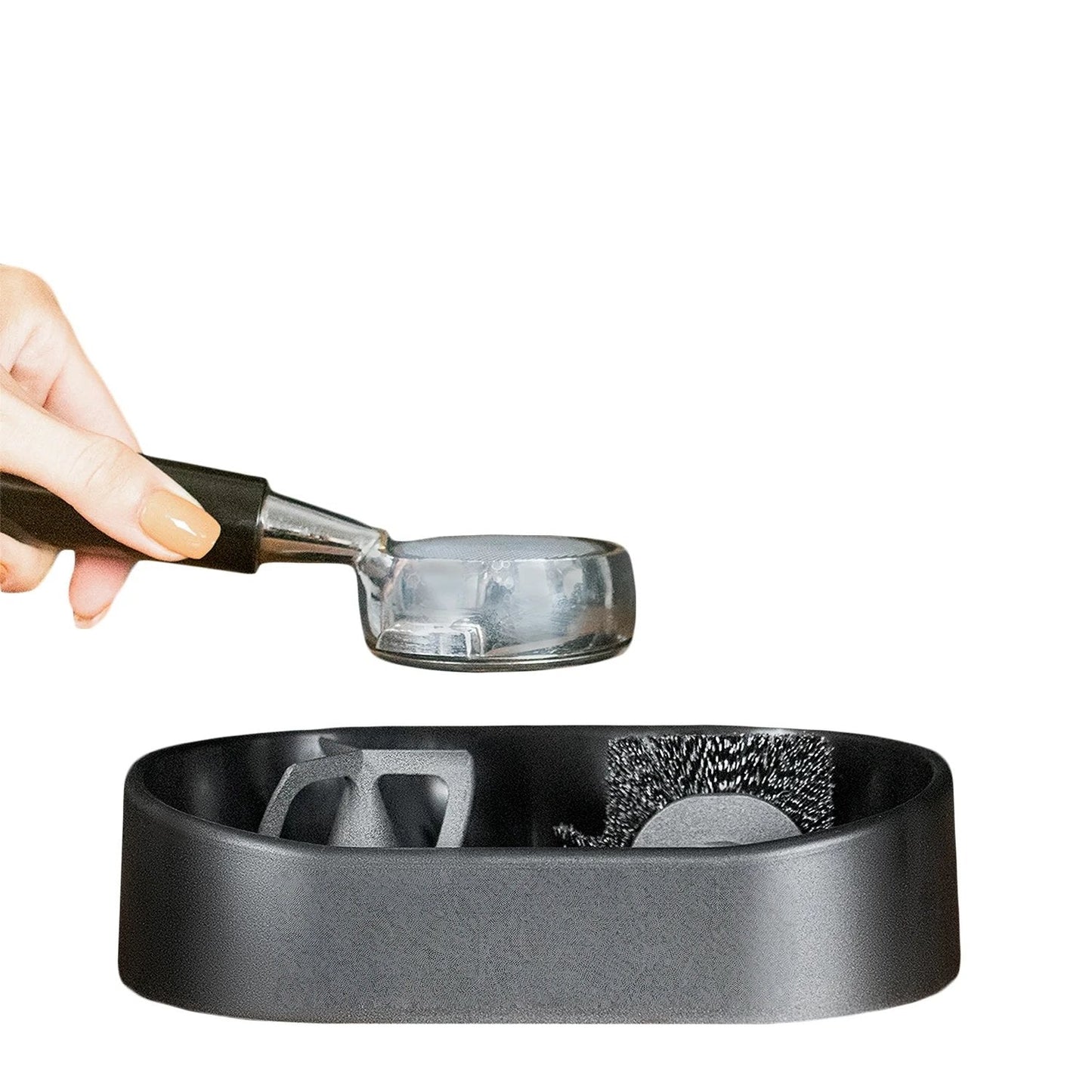 ☕Koffieportafilter-reinigingsset💦